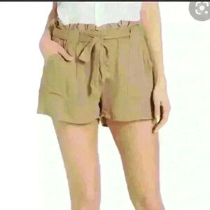 Jack by BB Dakota Tan Tie Waisted Shorts XS